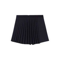 Straight-Fit Pleated Shorts