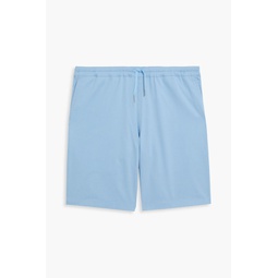 Cotton-blend twill shorts