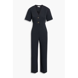 Willy pleated twill jumpsuit