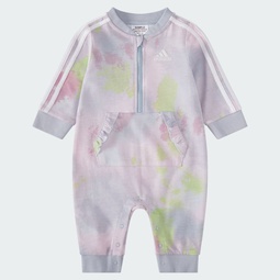 Allover Print French Terry Coveralls Kids