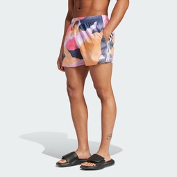 City Escape Camo 3-Stripes Cix Swim Shorts