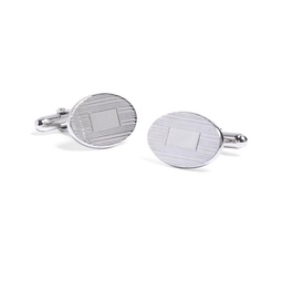 Engravable Oval Cuff Links