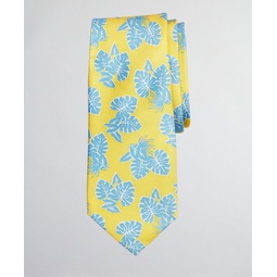 Boys Palm Leaf Print Tie