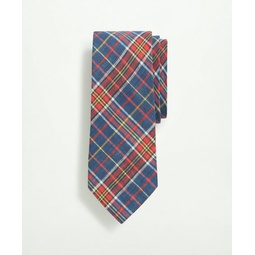 Linen Jacquard Plaid Pattern Tie