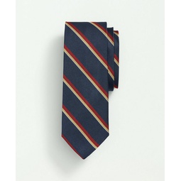 Silk Rep Sidewheeler Striped Tie