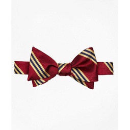 Silk BB#1 Rep Striped Bow Tie
