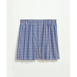 Cotton Broadcloth Gingham Boxers