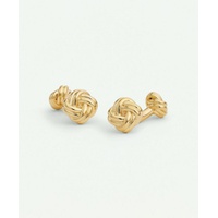 Sterling Silver Gold-Plated Knot Cufflinks