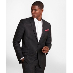 Brooks Brothers Regent-Fit Striped Wool Twill Suit Jacket