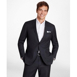 Brooks Brothers Milano-Fit Striped Wool Twill Suit Jacket