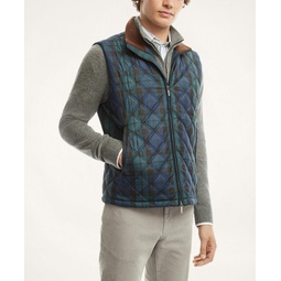 Paddock Quilted Black Watch Vest