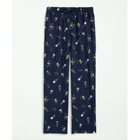 Cotton Flannel Holiday Henry Lounge Pants