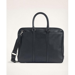 Pebbled Leather Briefcase