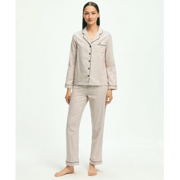 Cotton Flannel Tattersall Pajama Set