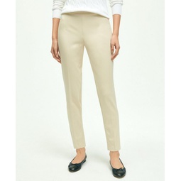 Side-Zip Stretch Cotton Pant
