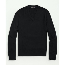Big & Tall Fine Merino Wool V-Neck Sweater