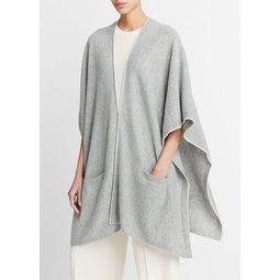 Tipped Jersey-Knit Cashmere Cape