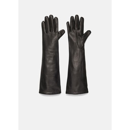 Cashmere-Lined Long Leather Glove
