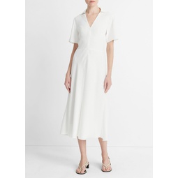 Zip-Front Polo Dress