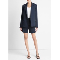 Soft Suiting Single-Breasted Blazer