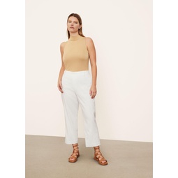 Strap-Detail Tapered Pull-On Pant