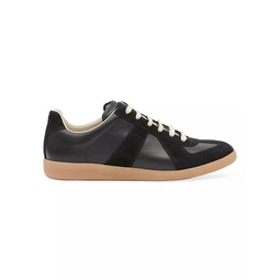 Replica Leather & Suede Sneakers