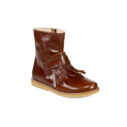 Girls Tassel Leather Boots