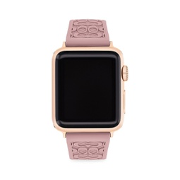 Apple Watch Signature Blush Silicone Strap