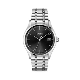 Commissioner Stainless Steel Bracelet Watch