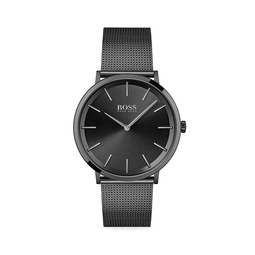 Skyliner Black Stainless Steel Bracelet Watch