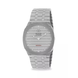 25H Stainless Steel Bracelet Watch, 38MM