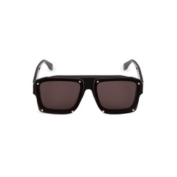 Studs 62MM Rectangular Sunglasses