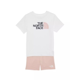 Little Girls Logo 2-Piece T-Shirt & Shorts Set