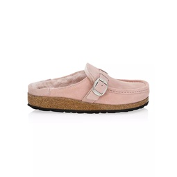 Buckley Shearling-Lined Suede Clogs