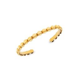 Dots 22K Goldplated Cuff Bracelet