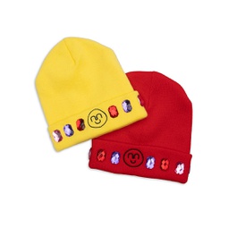 Girls 2-Pack Embellished Snowball Fight Beanie