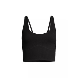 Jules Cropped Ribbed Bralette