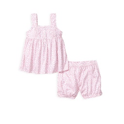 Babys, Little Girls & Girls 2-Piece Sweethearts Charlotte Top & Shorts Set