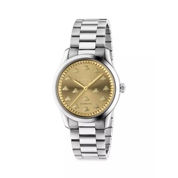 G-Timeless Automatic Sun-Brushed Bee Watch