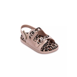 Babys Wide Cheetah Print Sandals
