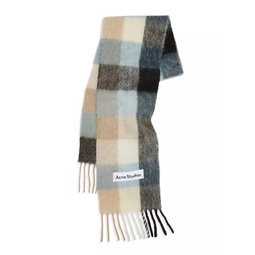 Vally Wool Check Scarf