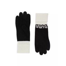 Core Logo Cashmere Gloves