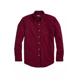 Sanded Cotton Twill Button-Down