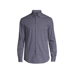 Connect The Dots Stretch-Cotton Shirt