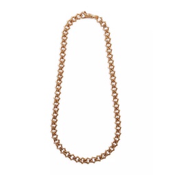 Gold Small Sharp Link Chain Necklace