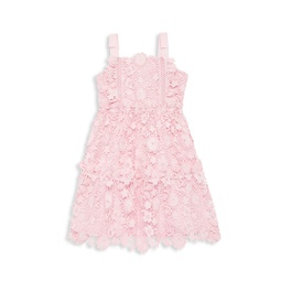 Little Girls & Girls Guipure Lace Mini Dress