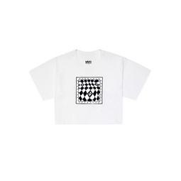 Little Kids & Kids Checkered Logo Short-Sleeve T-Shirt