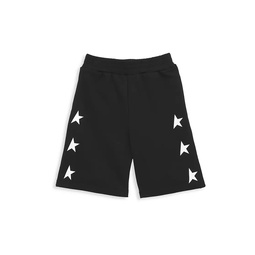 Little Boys & Boys Star Print Fleece Shorts