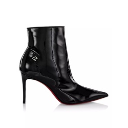 Sporty Kate 85MM Patent Leather Stiletto Boots