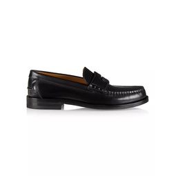 Gucci Cut Leather Loafers